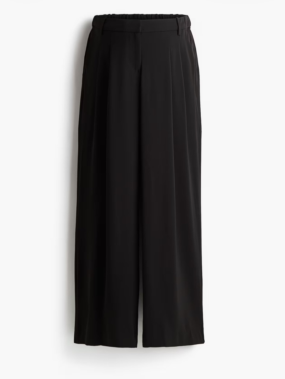 H&M mama Wide-Leg Black Palazzo Pants